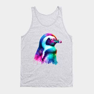 trippy penguin Tank Top